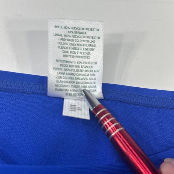 Wild Fable Women's Size Small 4-6 Swim Bottom Bikini Hi Leg Blue New With Tags - Picture 6 of 9